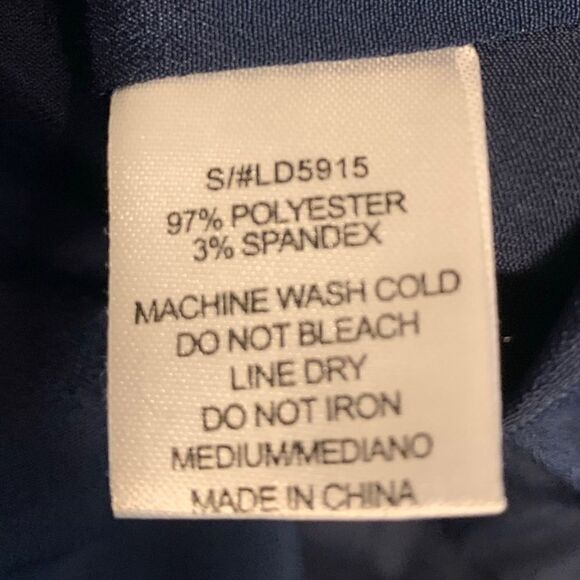 C. Luce Navy Mini Dress Sz M - Picture 6 of 7